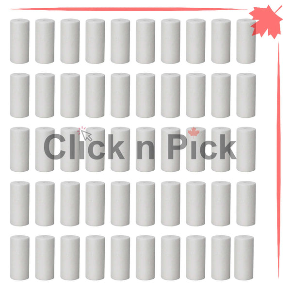 1227867-V-BB | Valuetrex BB 5 Micron Spun Sediment Water Filter 10” x 4.5” (50 pack) - Click N Pick Canada