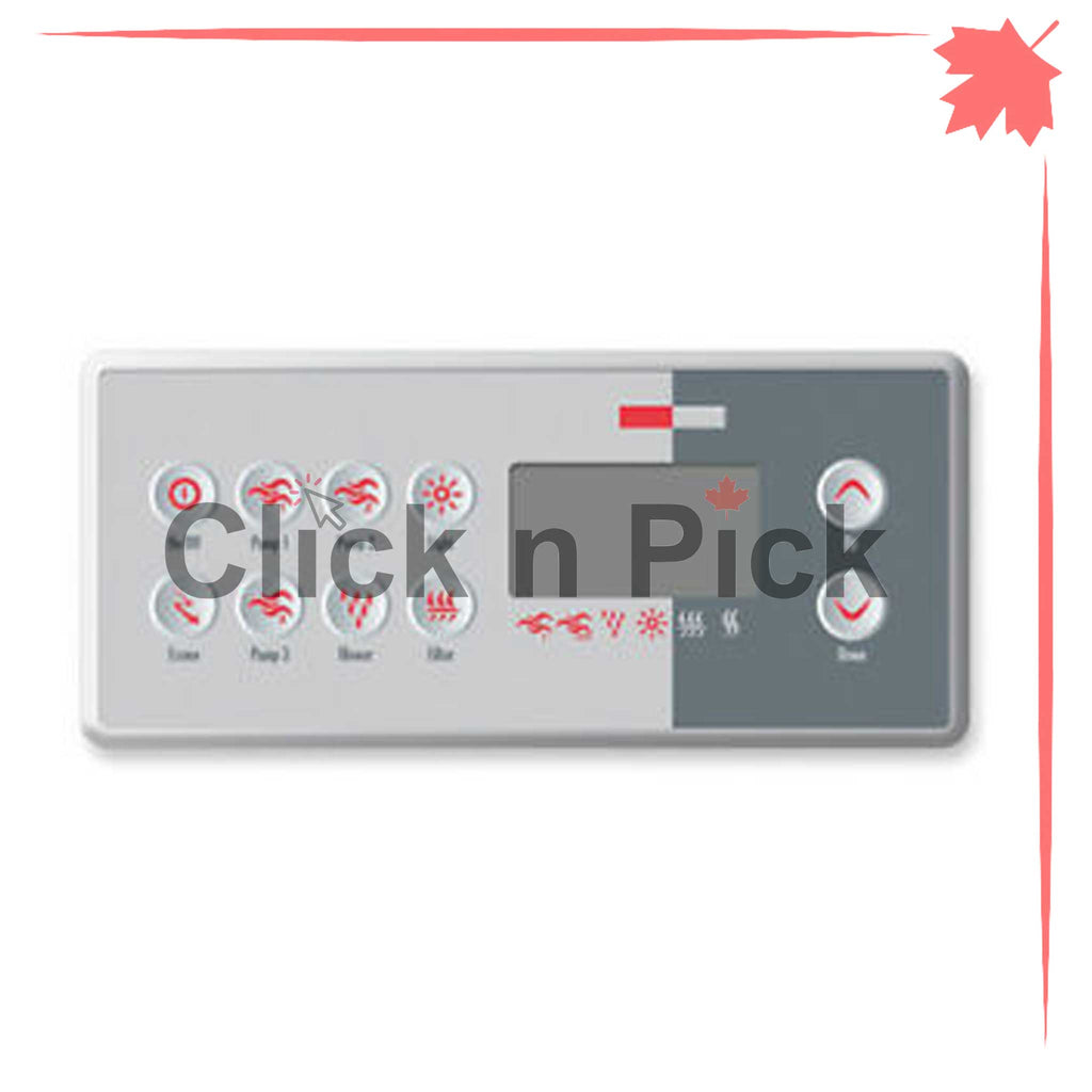 BDLTSC810K Gecko Keypad with Overlay TSC-8-10K-GE1 | Click N Pick Canada