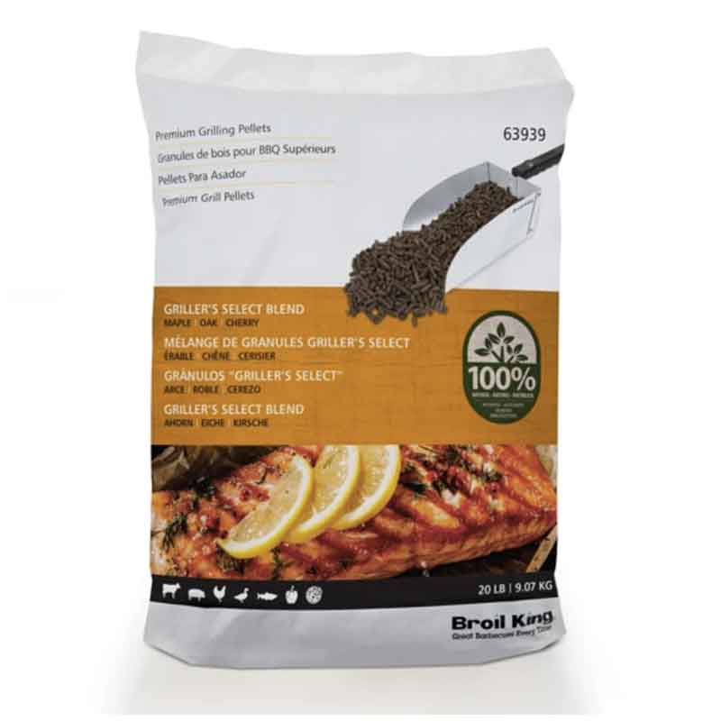 Broil King Wood Pellets Select Blend (Maple, Oak, Cherry) 20lbs - Click N Pick Canada